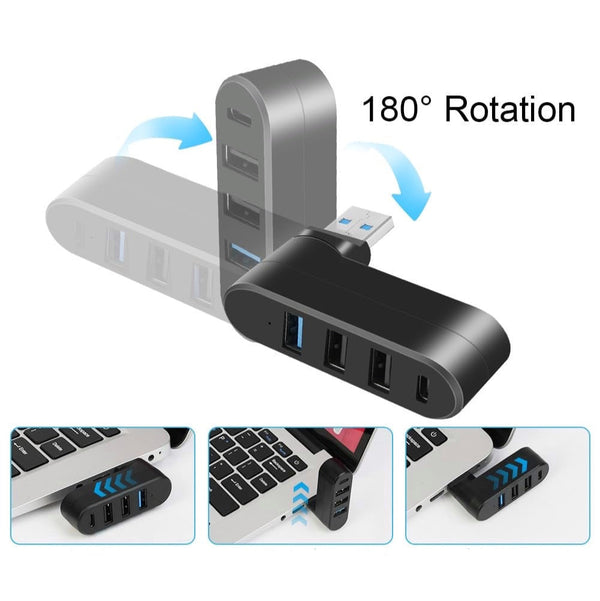 Adaptador USB de 4 puertos
