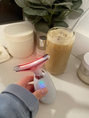 Masajeador facial eléctrico efecto lifting