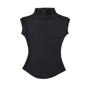 Blusa manga corta  de cuello alto - Dressygt