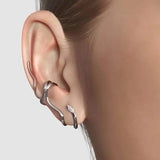 Pendiente chic de serpiente