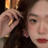 Aretes minimalistas con perlas