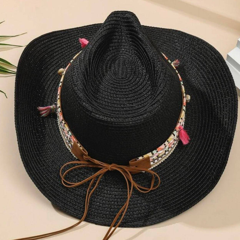 Sombrero de ala estilo bohemio