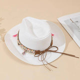 Sombrero de ala estilo bohemio