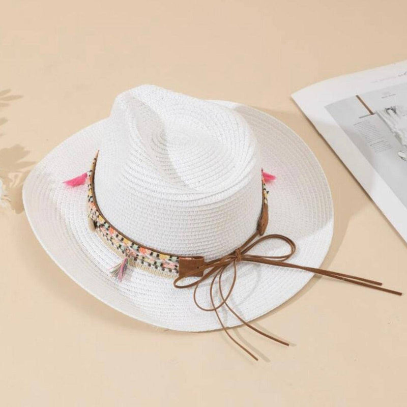 Sombrero de ala estilo bohemio