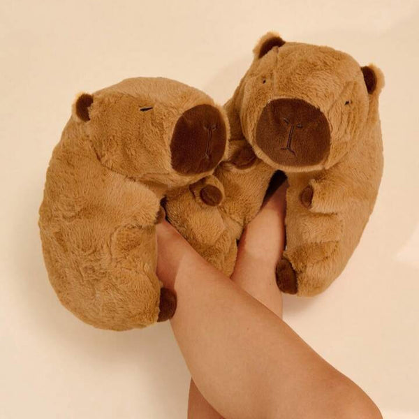 Pantuflas de Capibara kawaii
