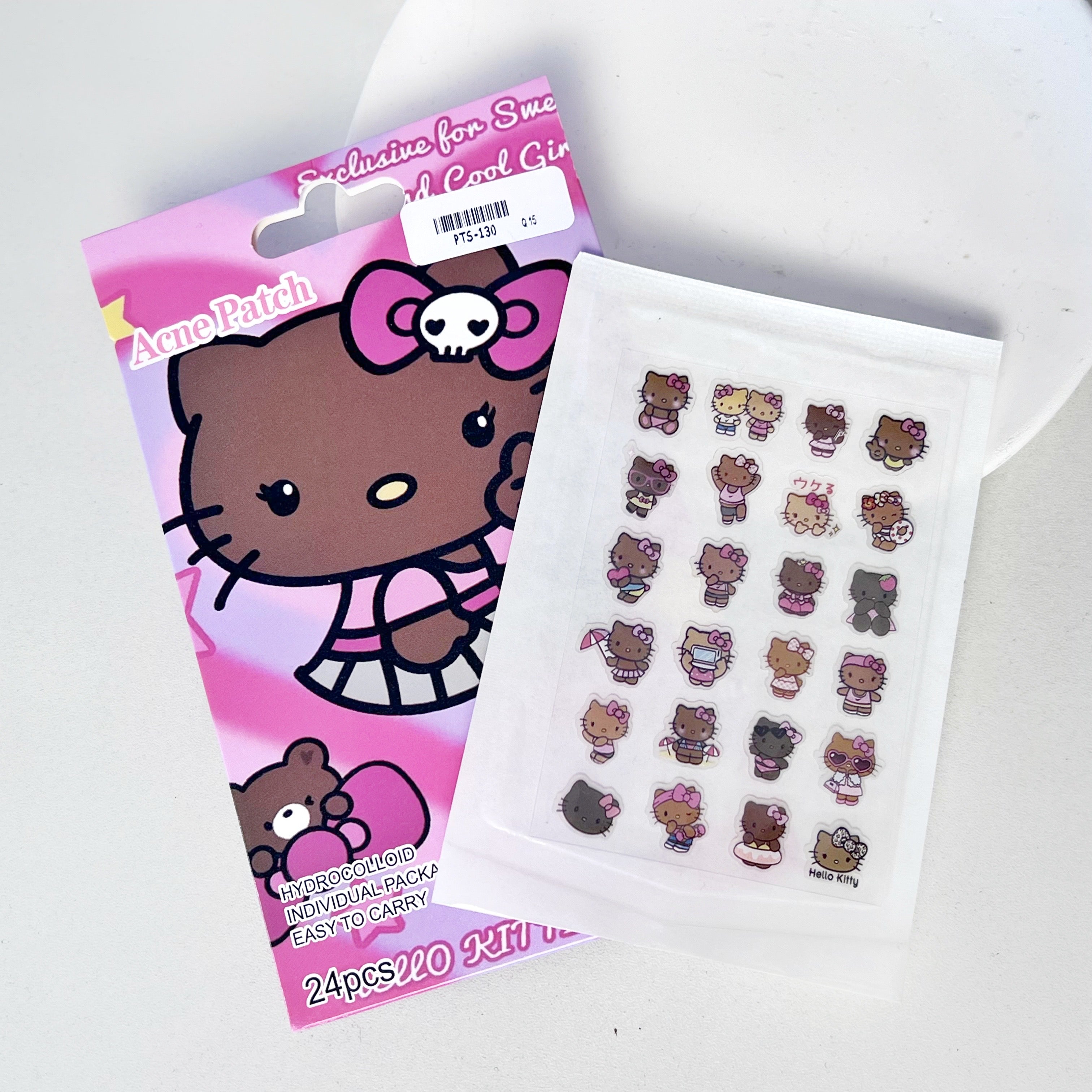 Parches para acné con diseños de Hello Kitty 24 piezas