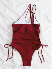 Traje de baño con tirante cruzado