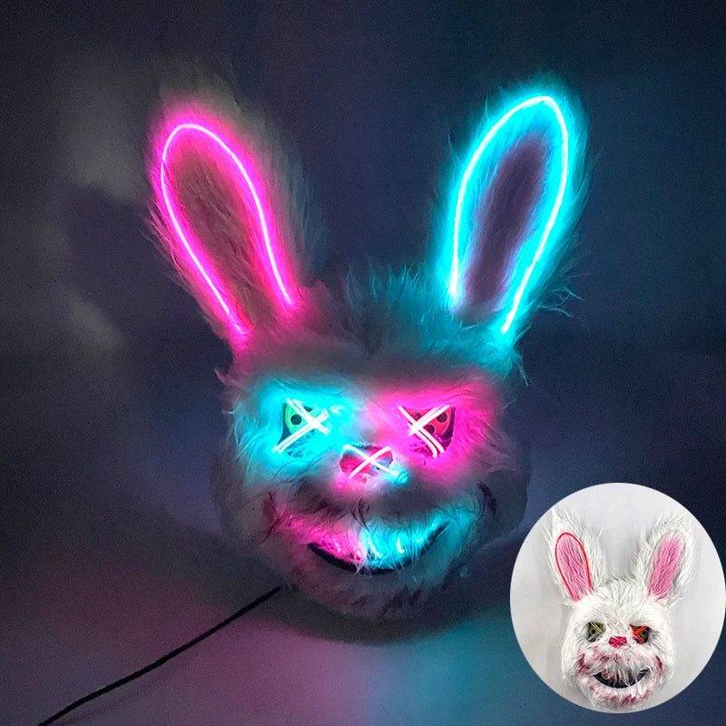 Mascara LED de conejo