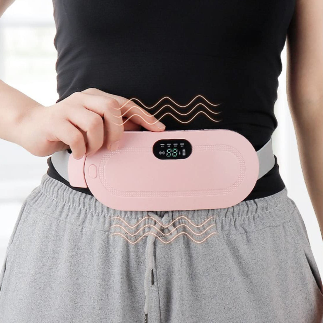 Cinturón con masajeador térmico para cólicos - Dressygt