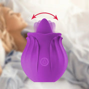 Vibrador succionador en forma de rosa - Dressygt