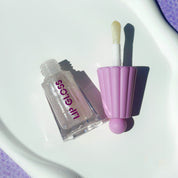 Lip gloss hidratante con efecto glitter