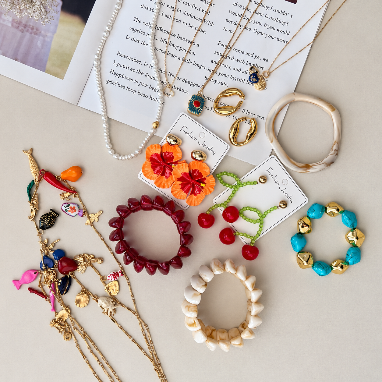 Combo de 12 accesorios de joyería - Dressygt