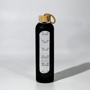 Botella de agua de vidrio