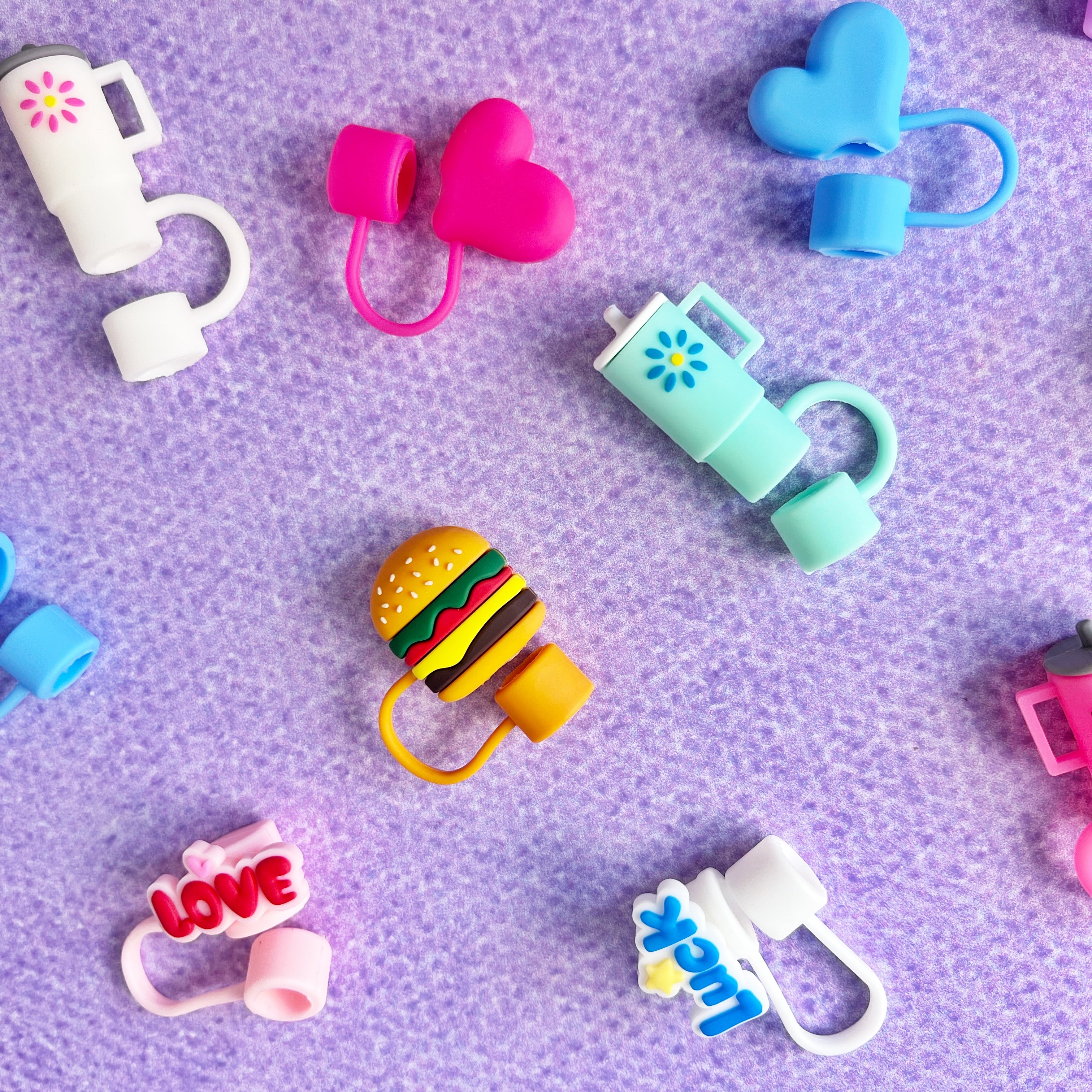Combo protector de pajilla varios diseños - Dressygt
