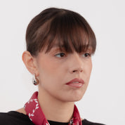 Aretes chunky drops de acero
