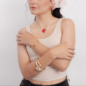 Pulsera chunky de acero inoxidable