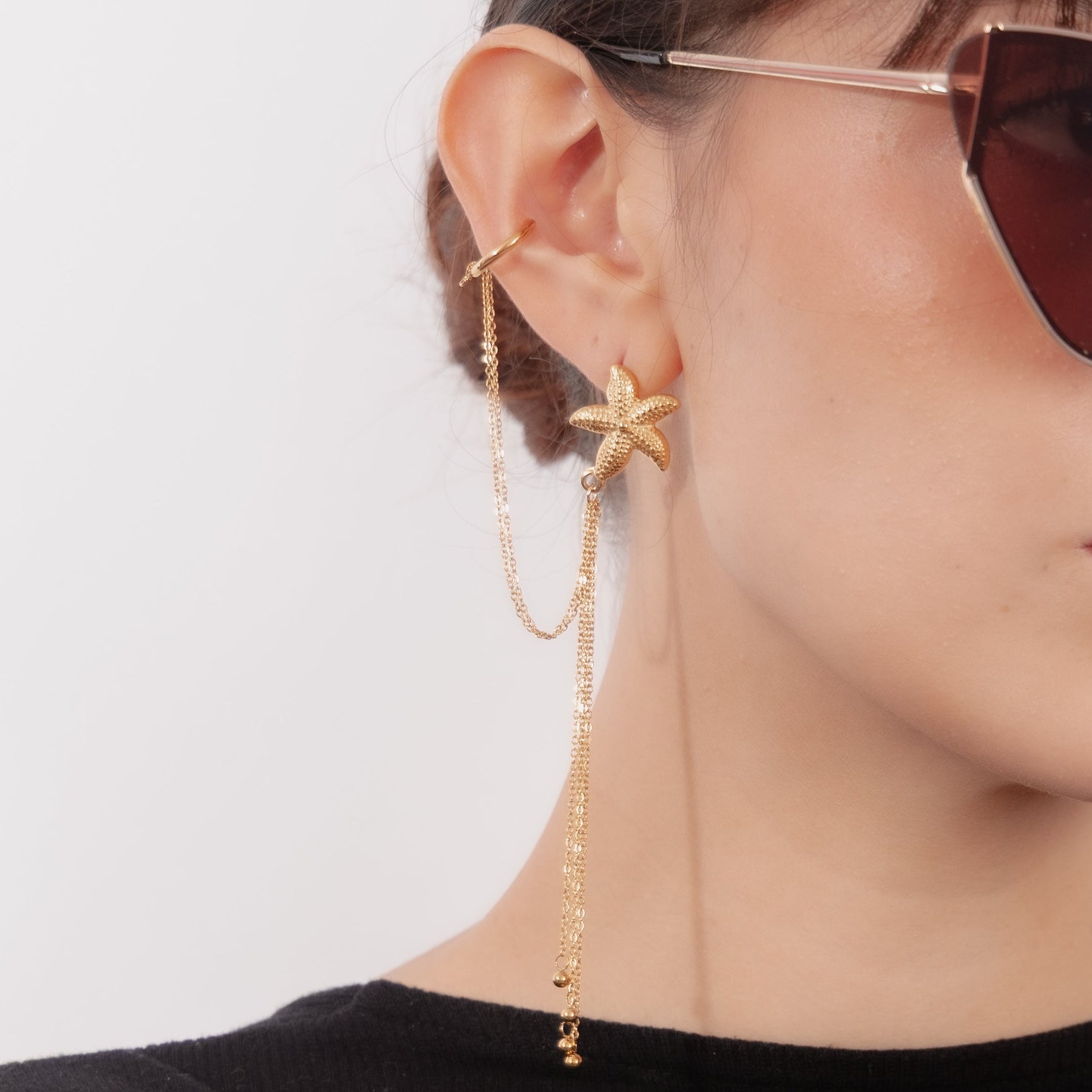 Arete con diseño de estrella