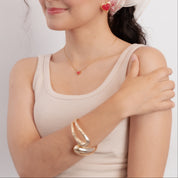 Pulsera chunky de acero inoxidable