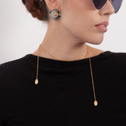 Collar largo colgante