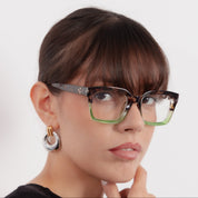 Aretes chunky dorado y plateado