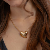 Collar con dije de corazón