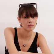 Collar con dije de corazón