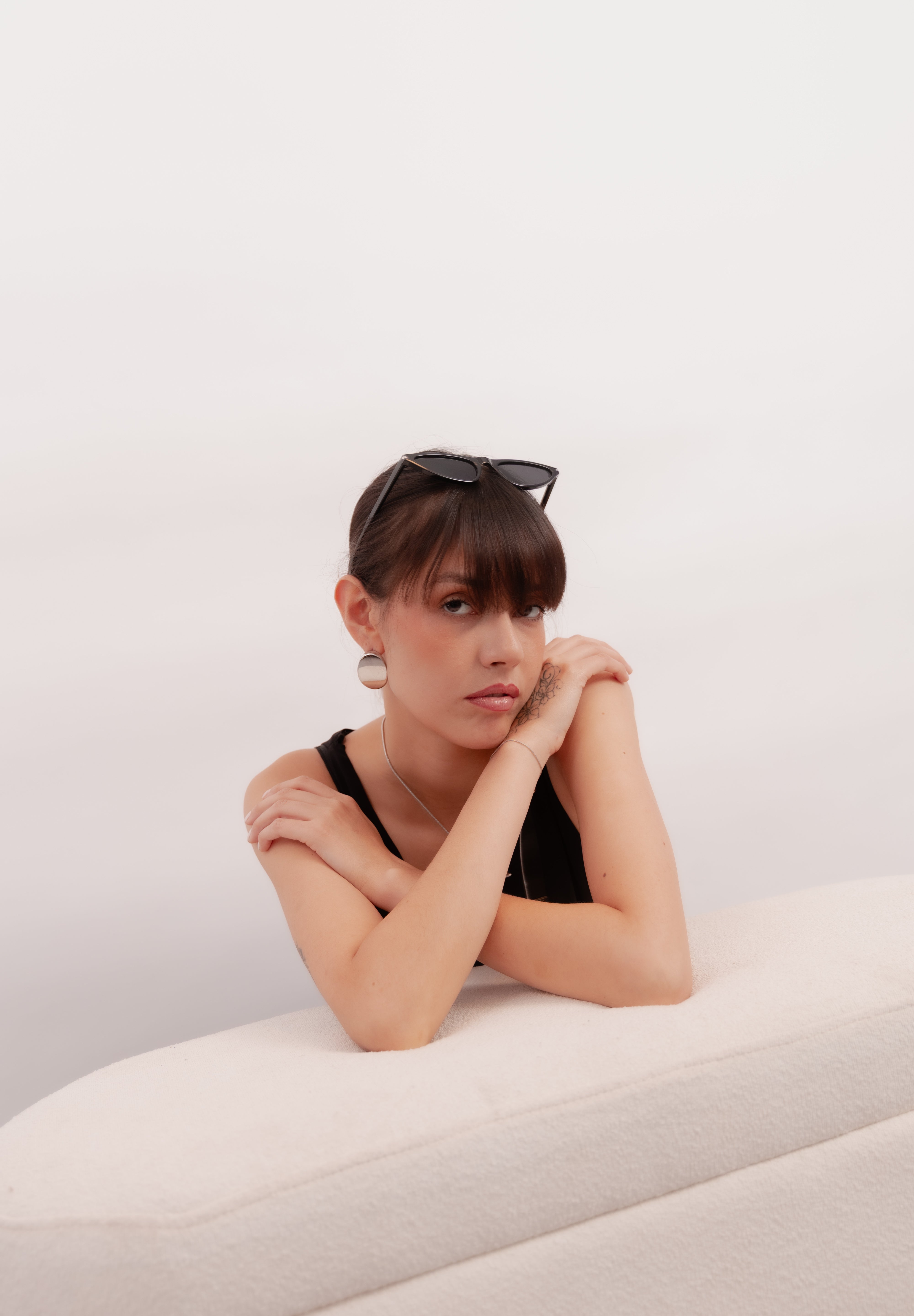Aretes con forma de ovalo