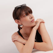 Aretes con forma de ovalo