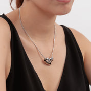 Collar con dije de corazón