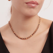 Collar con diseño animal print