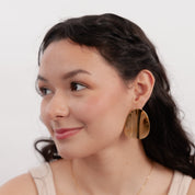 Aretes grandes redondos