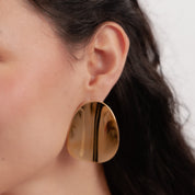 Aretes grandes redondos