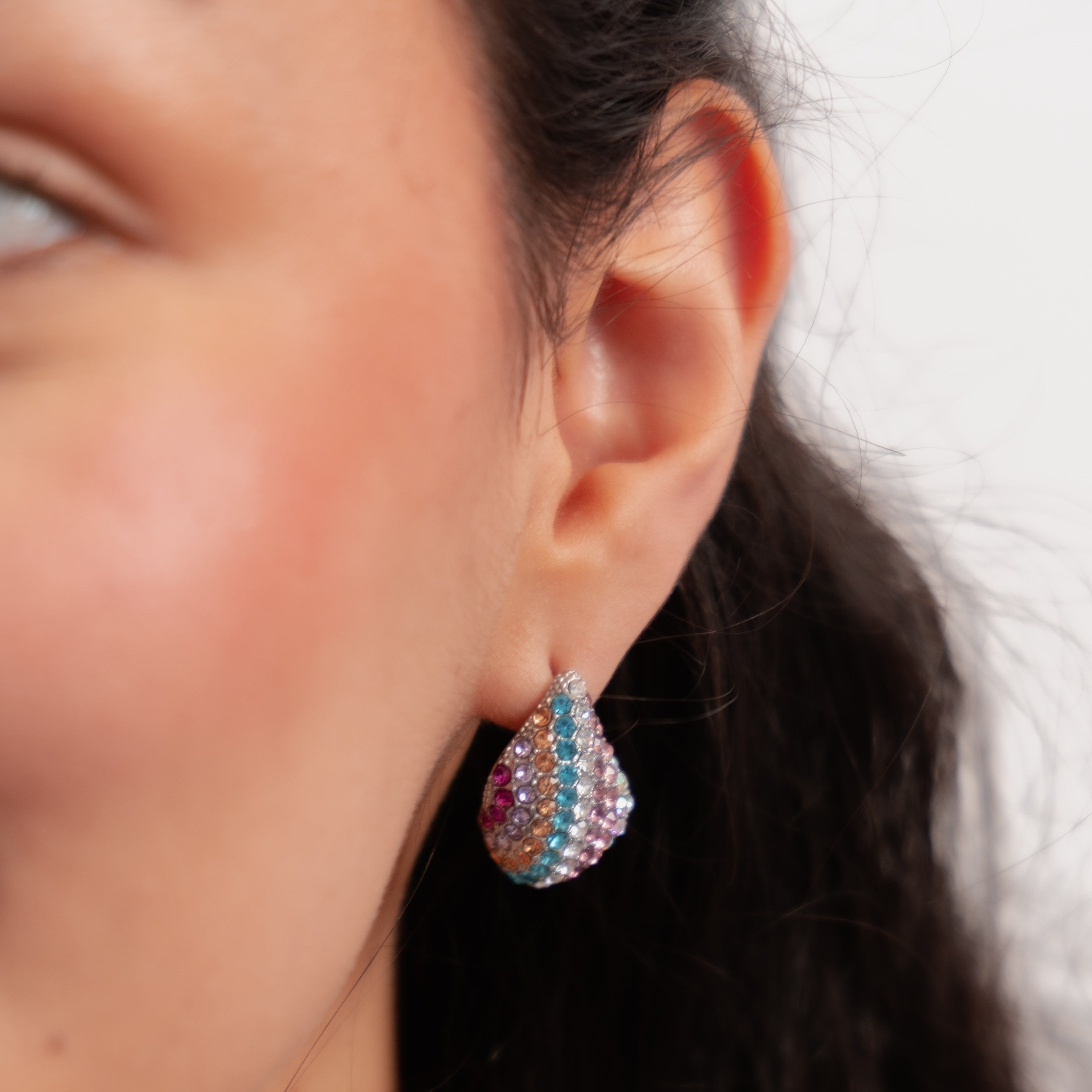 Aretes en diseño de gota