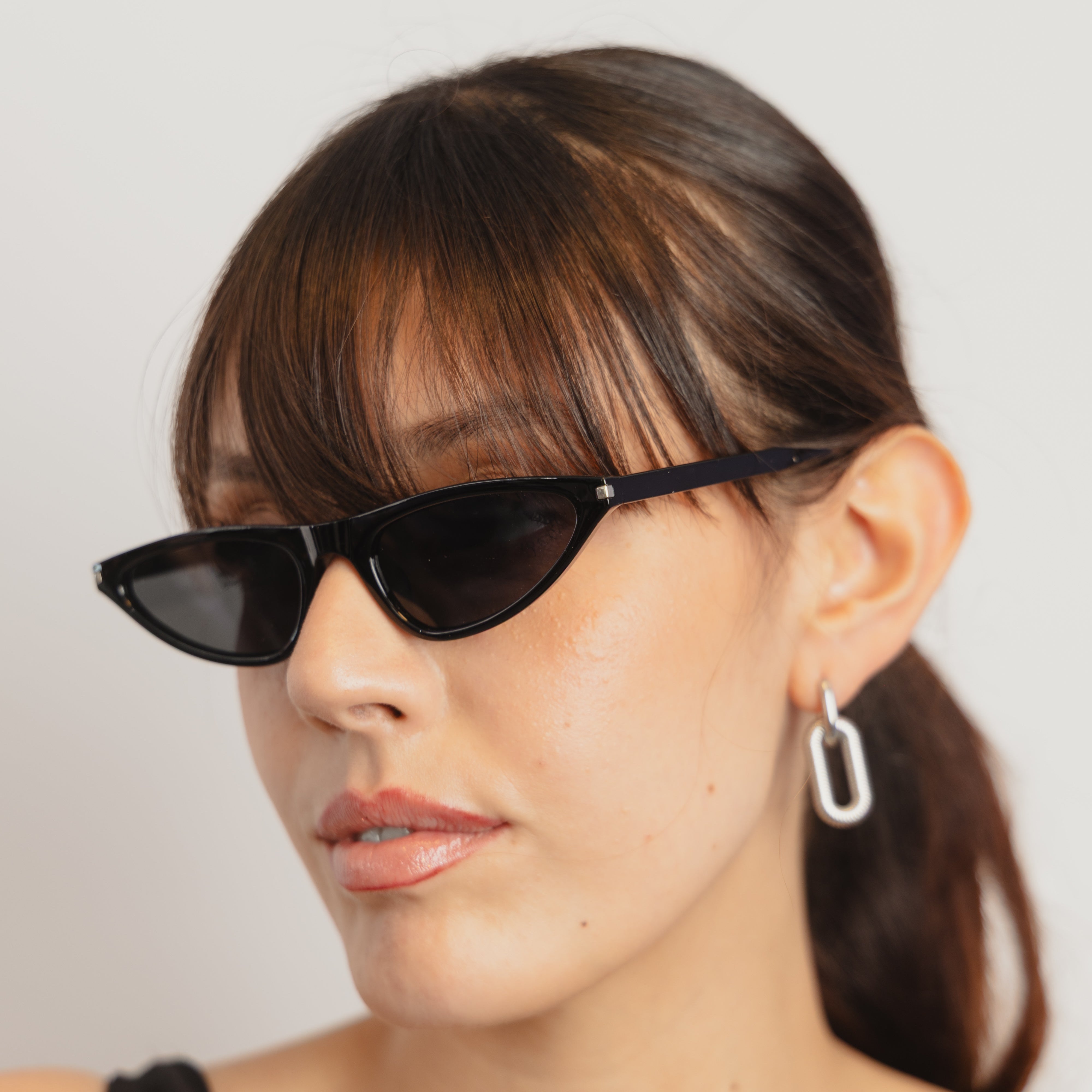Aretes con diseño de ovalo