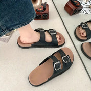 Sandalias con doble hebilla