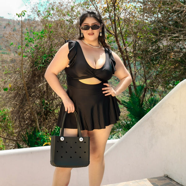 Traje de baño estilo vestido