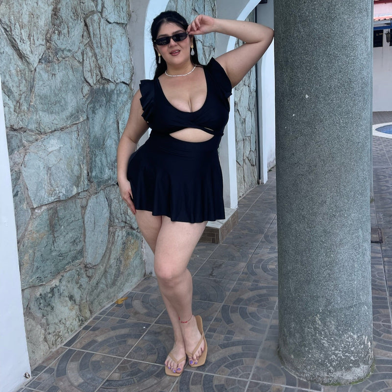 Traje de baño estilo vestido