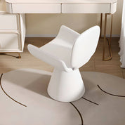 Silla giratoria 360° tapizada con respaldo