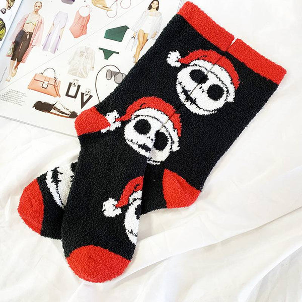 Calcetas altas navideñas