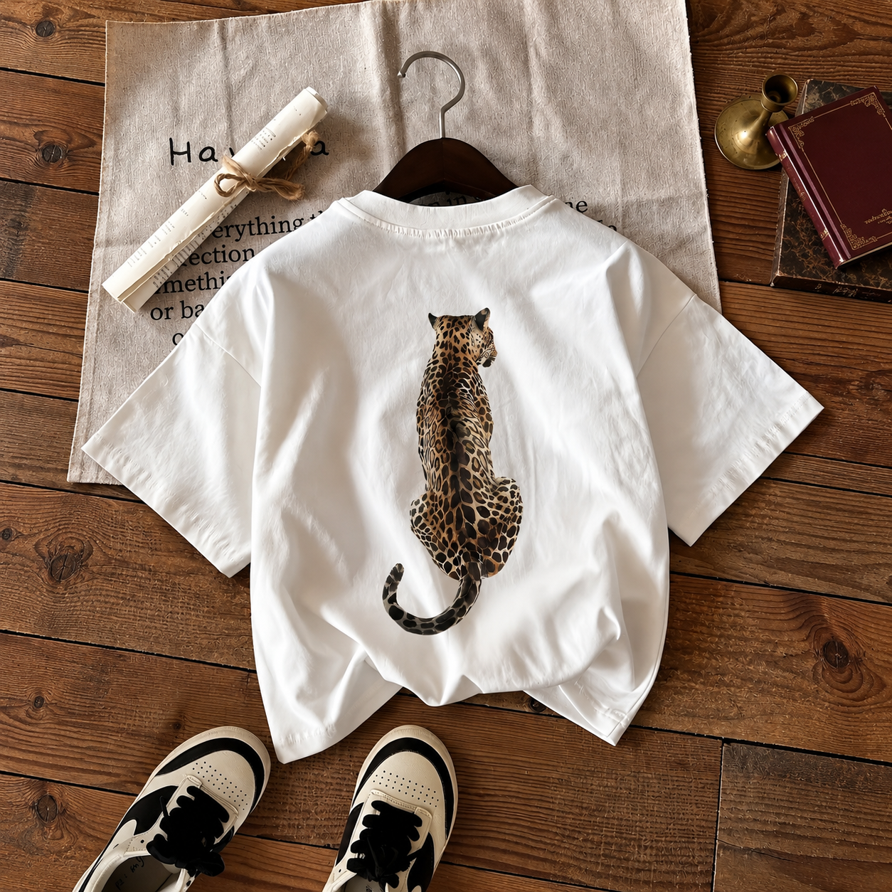 Tshirt de leopardo