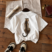 Tshirt de leopardo