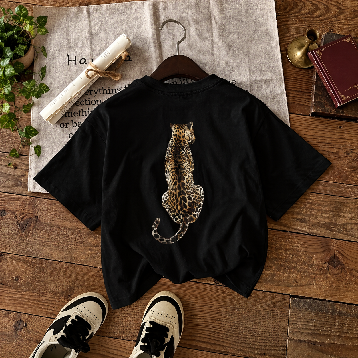 Tshirt de leopardo