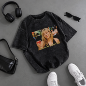 Tshirt con estampado retro