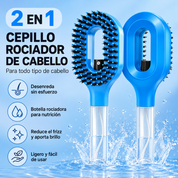 Cepillo para cabello con atomizador