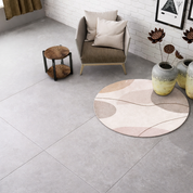 Alfombra circular con diseño minimalista - Dressygt