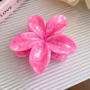 Pinza para cabello de flor marmoleada - Dressygt