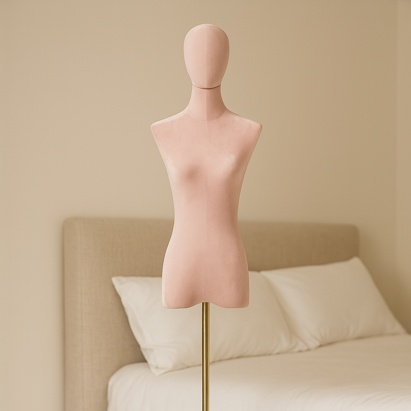 Maniquí minimalista con cabeza