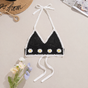 Top tejido con flores - Dressygt