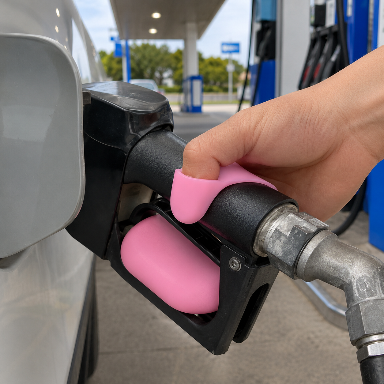 Guante reutilizable para servir gasolina