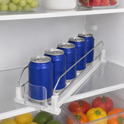 Dispensador de latas y bebidas para refrigerador